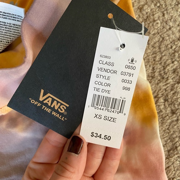 NWT Vans Tie Dye Biker Shorts - Picture 4 of 5